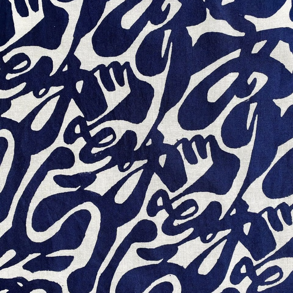 Indigo Tenugui – Arigatou (Dark Blue)