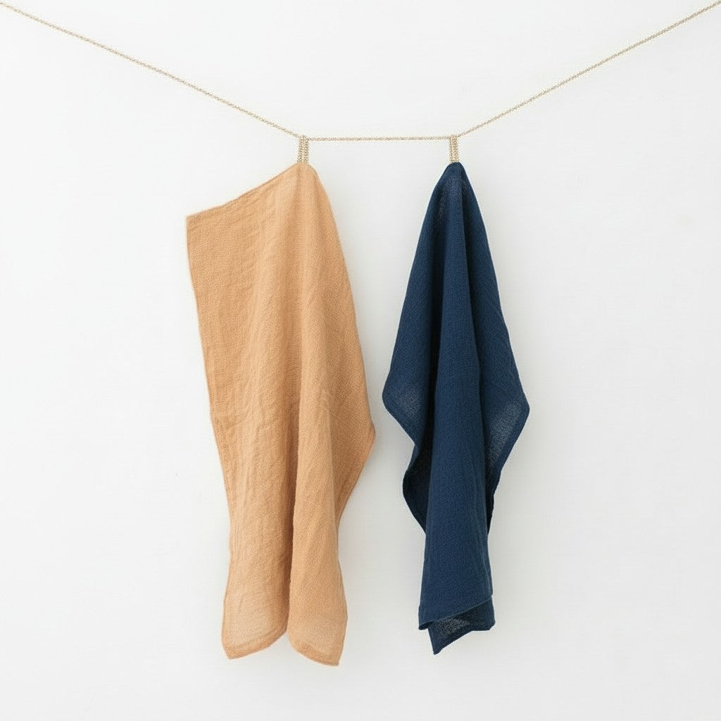 Kaya Tea Towel - Navy