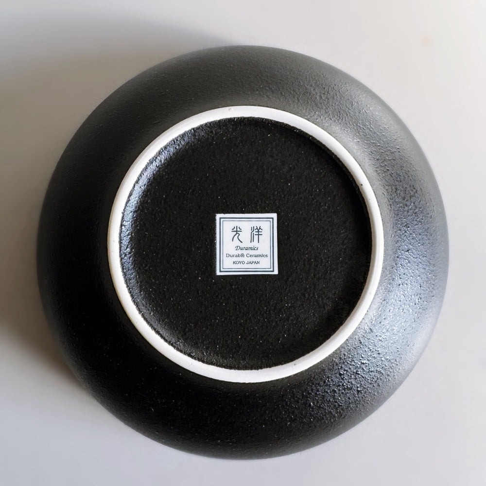 Japanese noodle bowl with hakeme blush design. Mino ware, made in Japan. Available at Toka Ceramics.