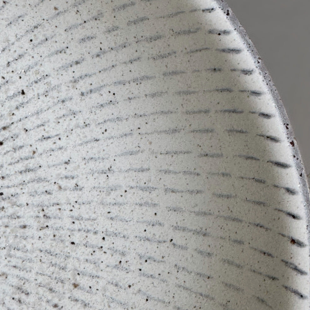 Chihaya deep noodle bow in White, mino ware. Made in Japan. Available at Toka Ceramics.