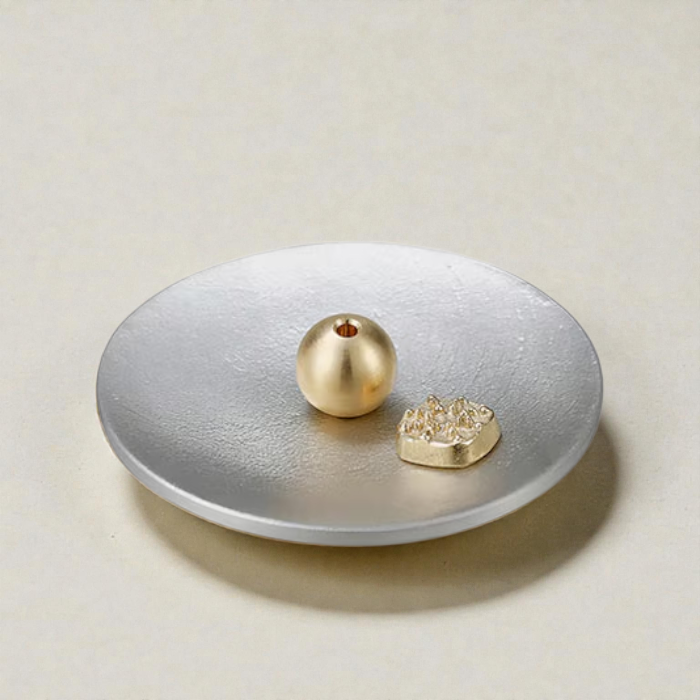 Incense Holder - Round - Tin