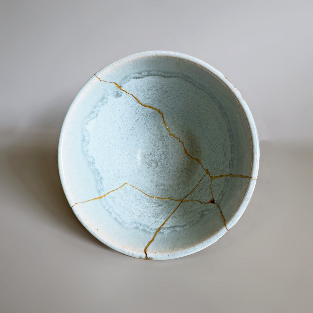 Yobitsugi - Soribachi Pastel Blue & Pink (M)