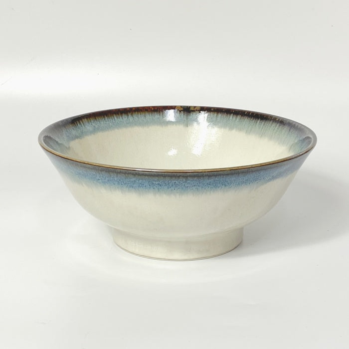 Aurora Rame Bowl 21cm, made in Japan. Mino Ware. Available at Toka Ceramics.