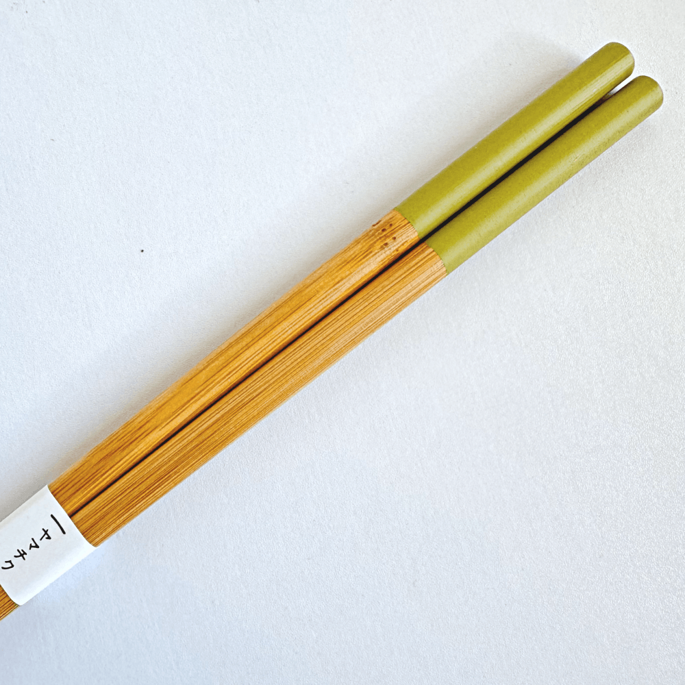 Yamachiku Saibashi bamboo chopsticks 30cm. Handcrafted in Kumamoto, Japan. Available at Toka Ceramics.