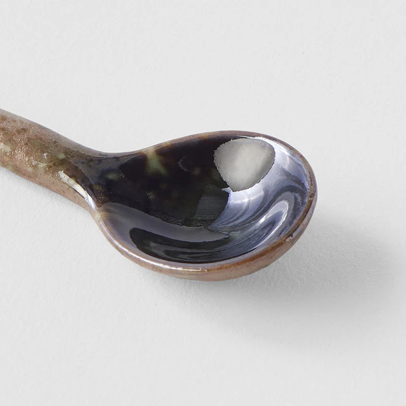 Ceramic Coffee Spoon - Dark Green