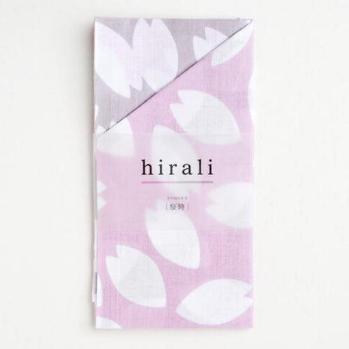 Hirali Japanese Tenugui, made from 100% cotton. Made in Sakai city, Osaka Japan. Available at Toka Ceramics.