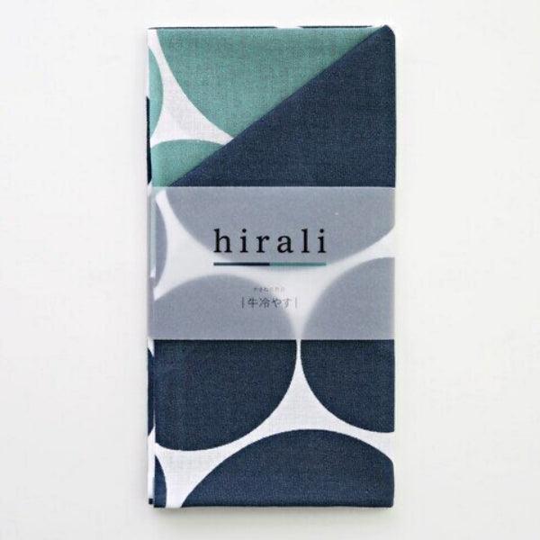 Hirali Japanese Tenugui, made from 100% cotton. Made in Sakai city, Osaka Japan. Available at Toka Ceramics.