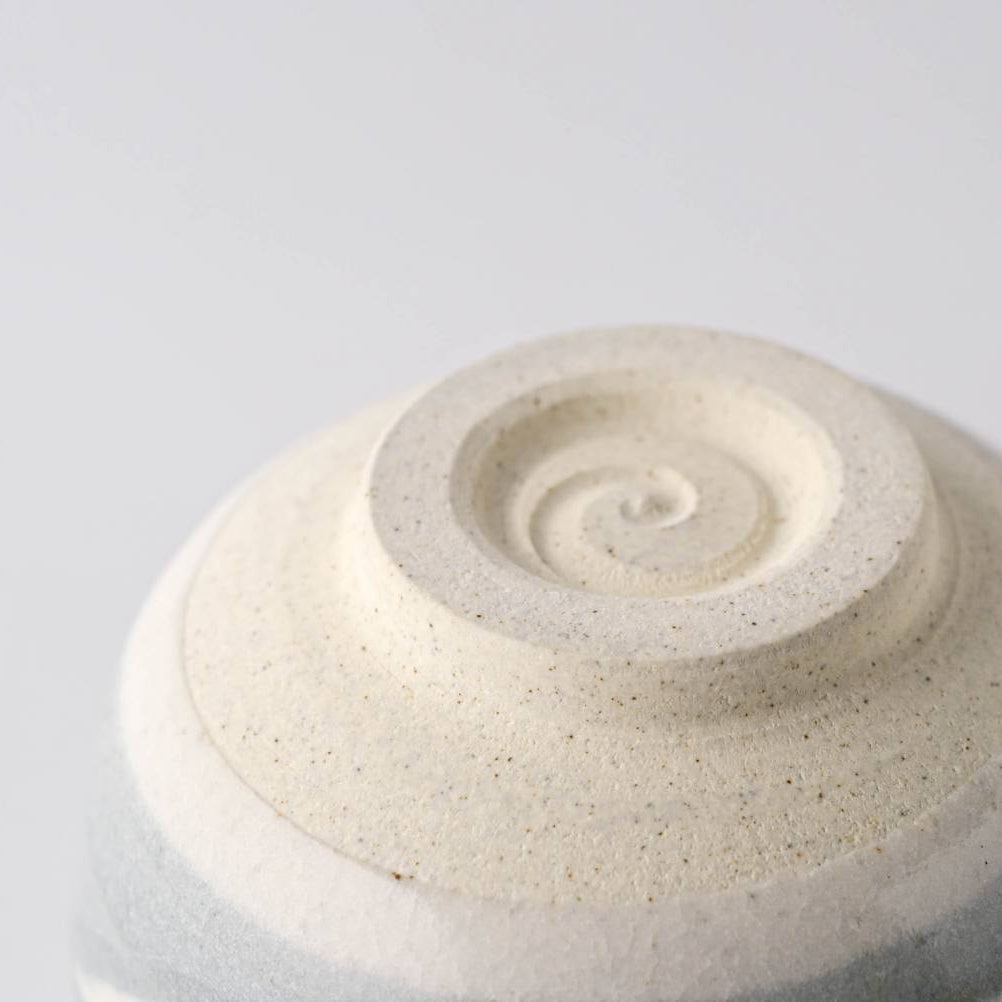 Small Matcha Bowl - Nezumi Shino Sansui