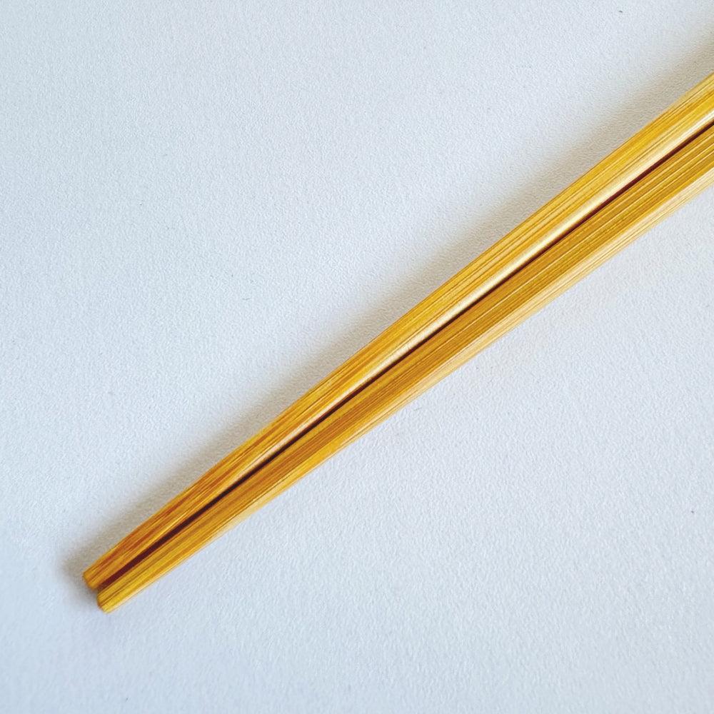 Yamachiku Okaeri Bamboo chopsticks. Handcrafted in Kumamoto, Japan. Available at Toka Ceramics.