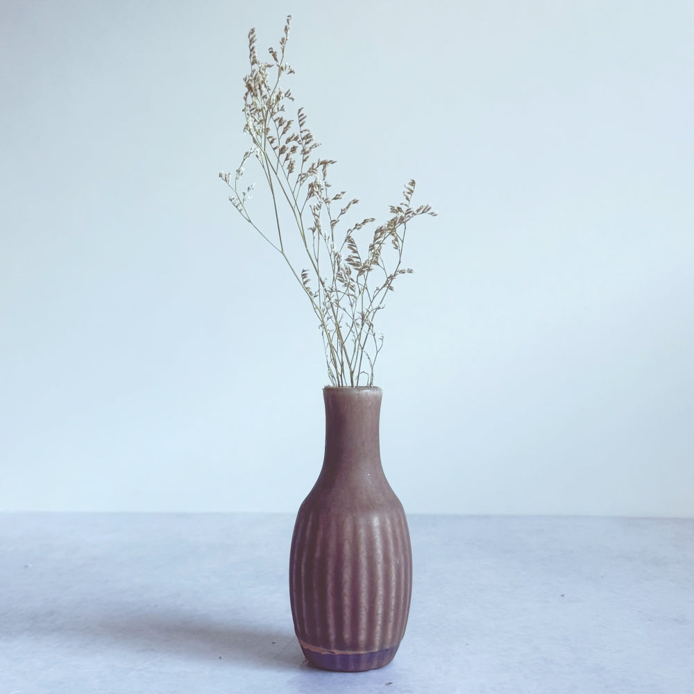 Small Vase & Dried Posy Gift Set - Chestnut no.6