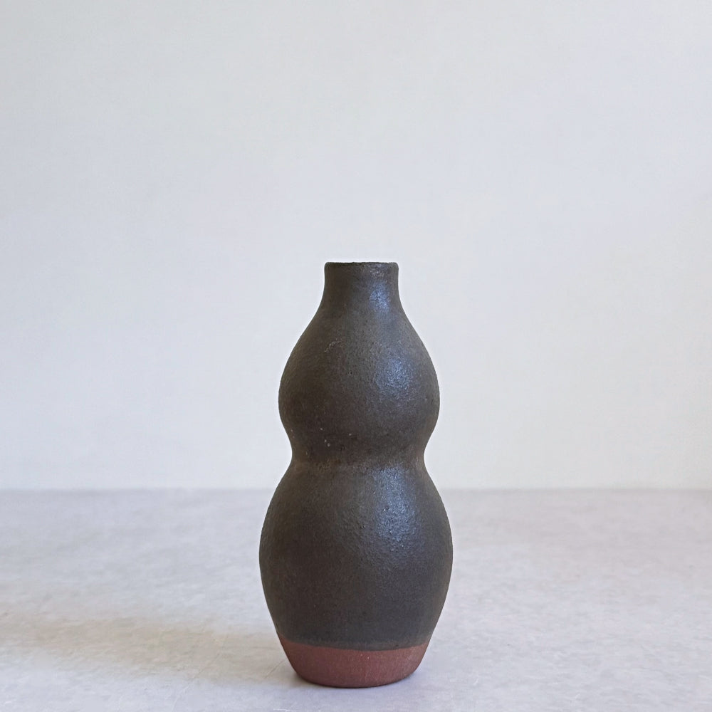 Small Vase & Dried Posy Gift Set - Kuro no.1