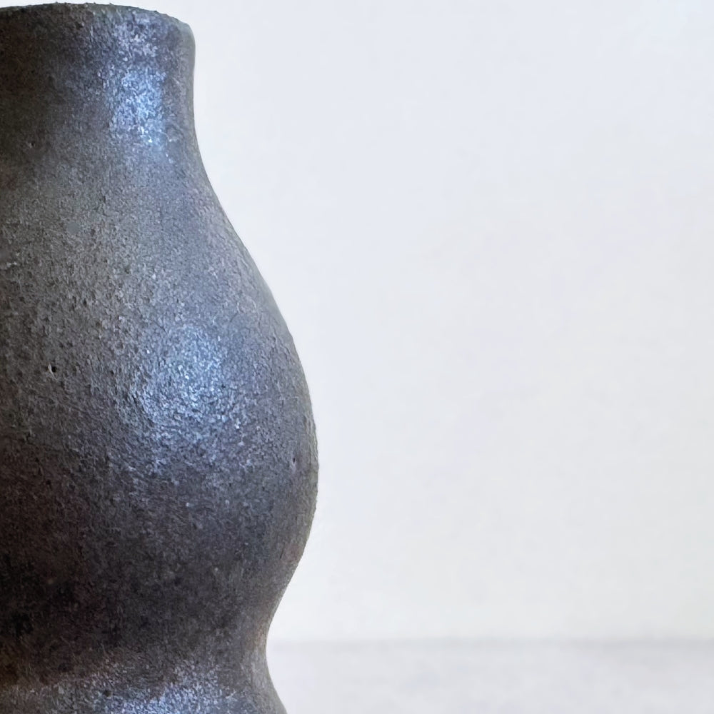 Small Vase & Dried Posy Gift Set - Kuro no.1