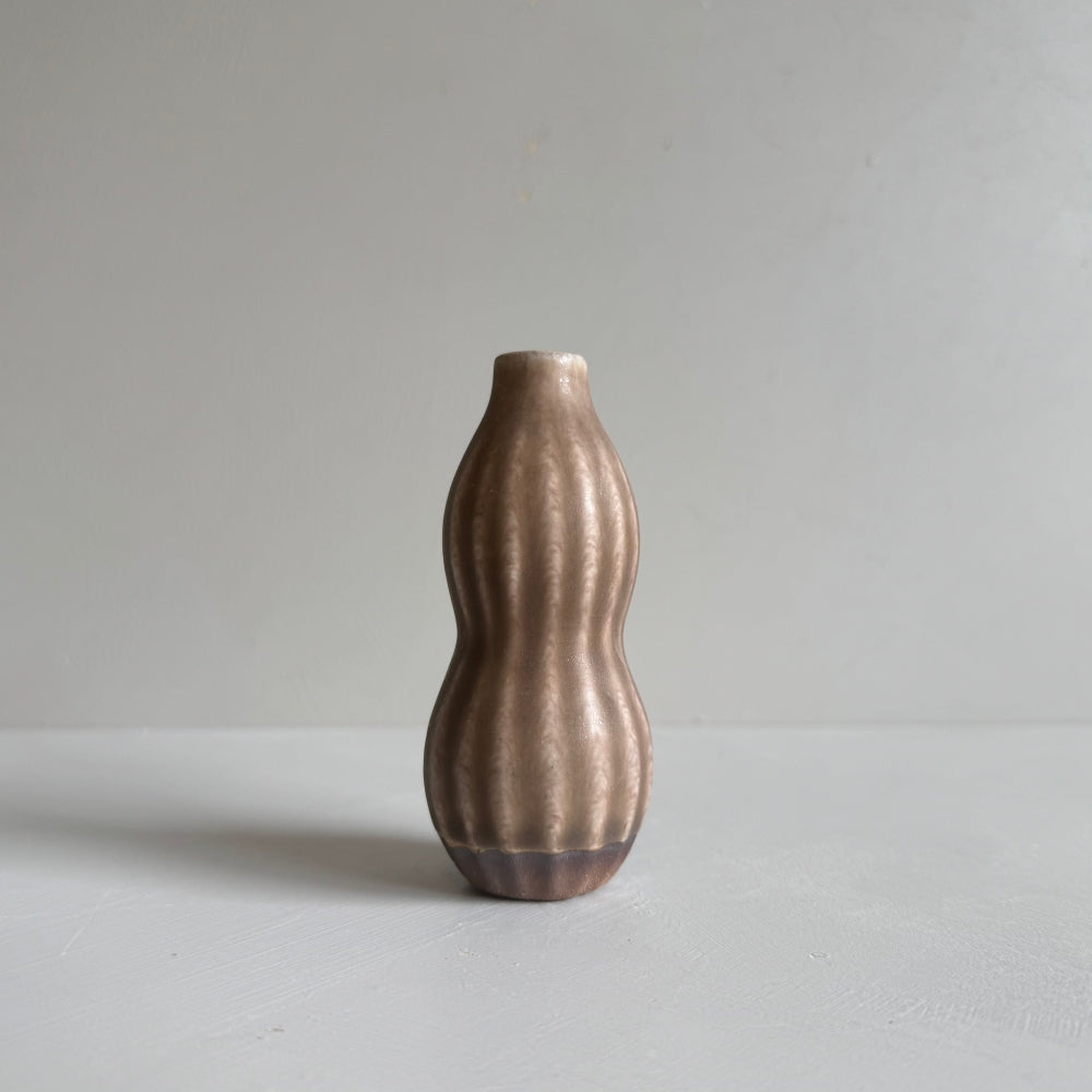 Small Vase & Dried Posy Gift Set - Chestnut no.10