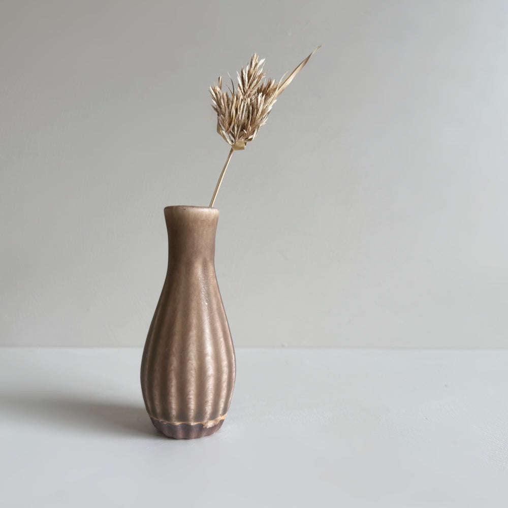 Small Vase & Dried Posy Gift Set - Chestnut no.8