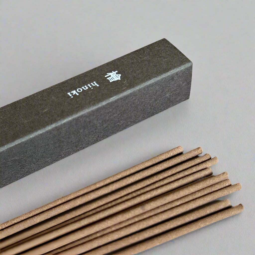 Waboku Japanese Wood incense set of 3. Hinoki, Keyaki, and Kusunoki scents.