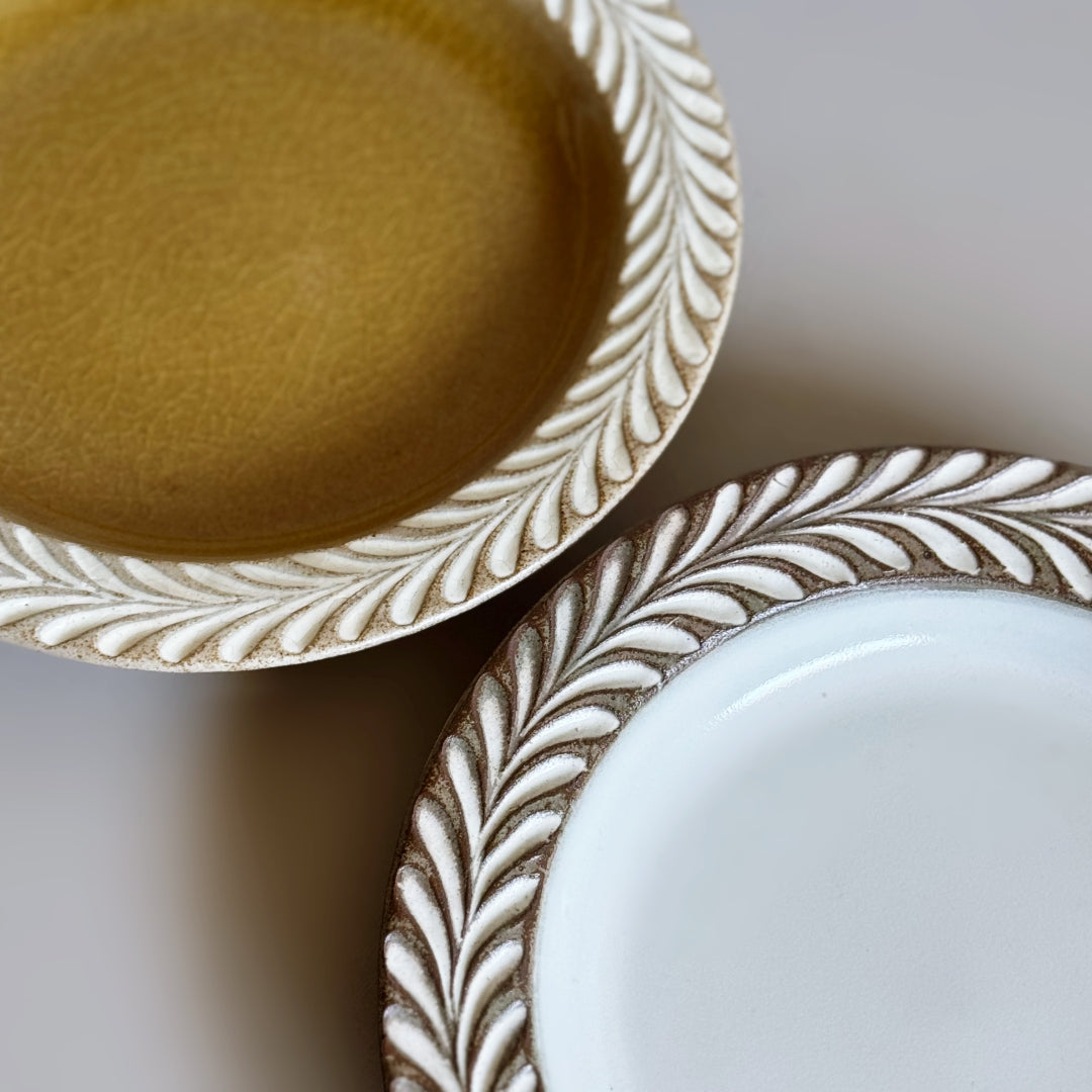 Laurel Large Plate - White