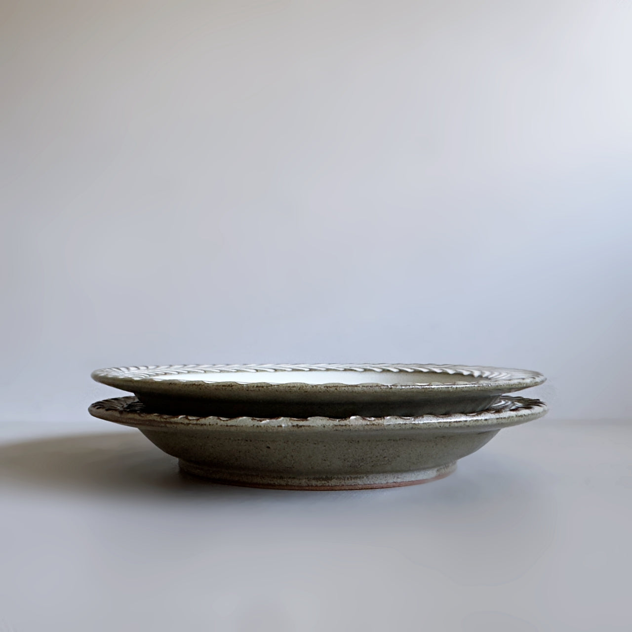 Laurel Large Plate - White