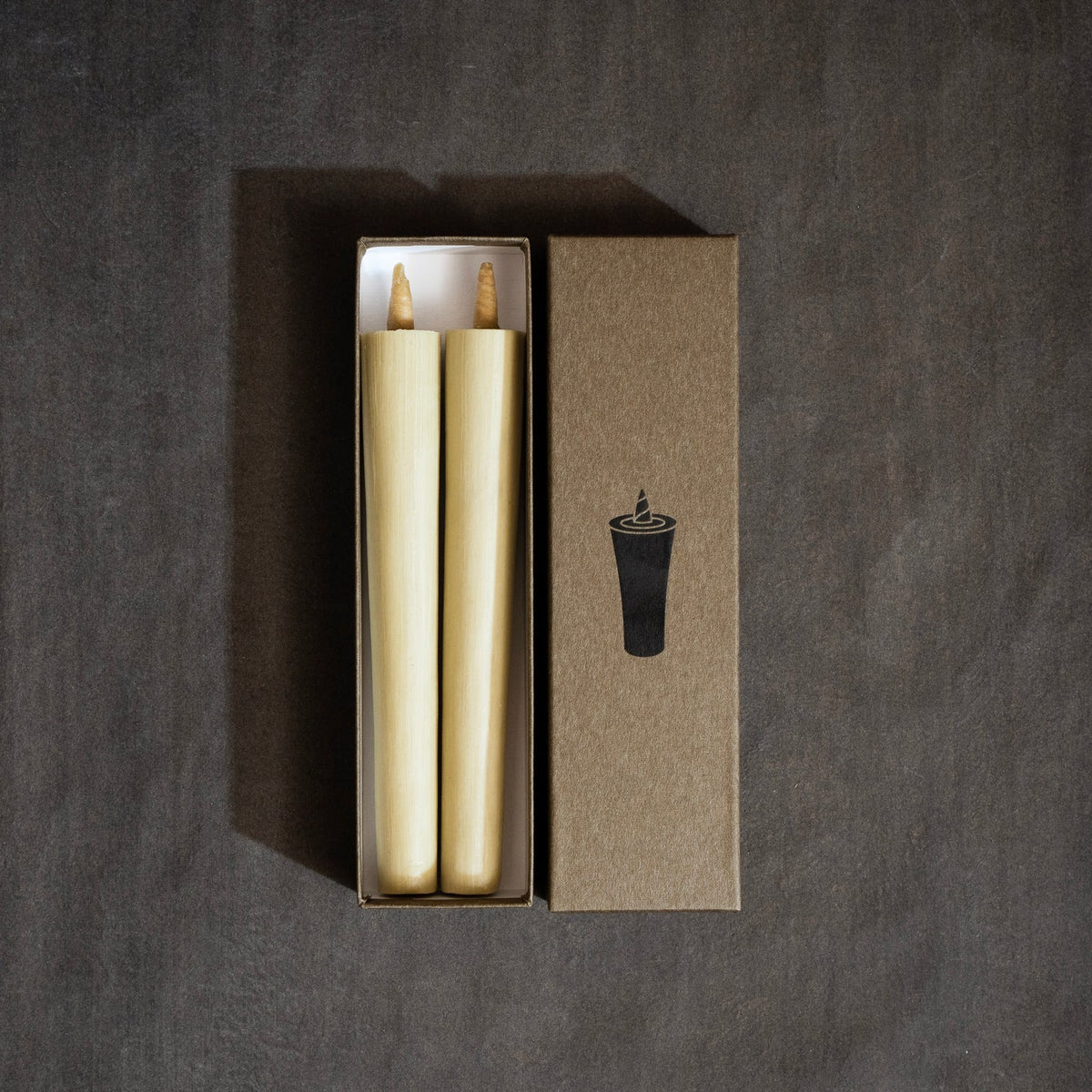 Japanese Sumac Wax Candles [17cm] - Set of 2
