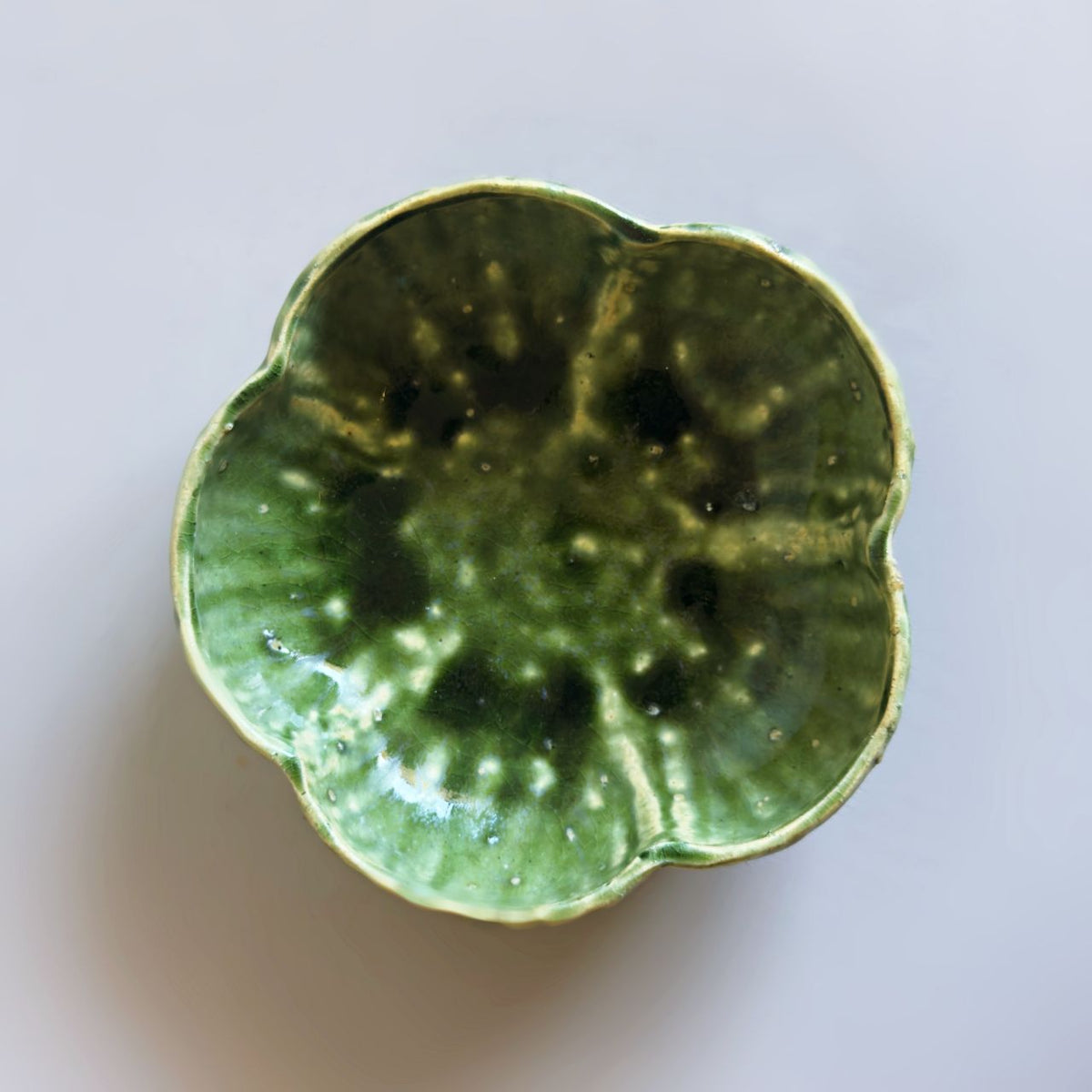 Oribe Mino Ware Flower Bowl no.1