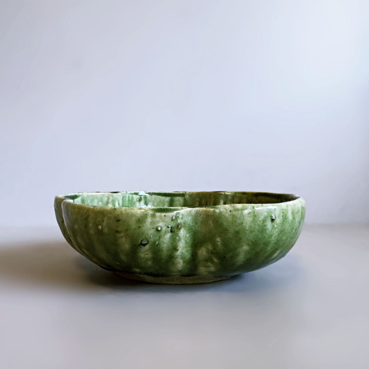 Oribe Mino Ware Flower Bowl no.2