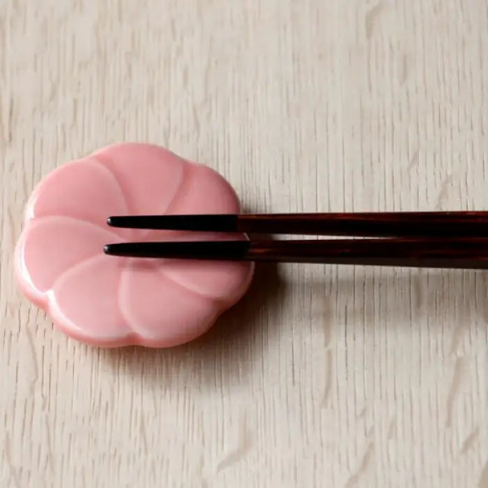 Althaea chopstick rest. Made in Japan, Mino Ware. Available at Toka Ceramics.