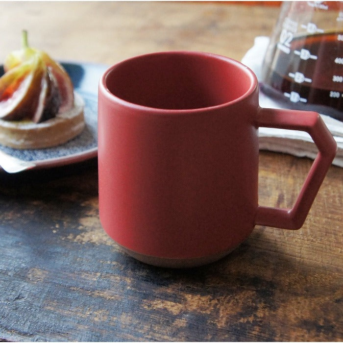 Chips Large Mug Red - Toka Ceramics