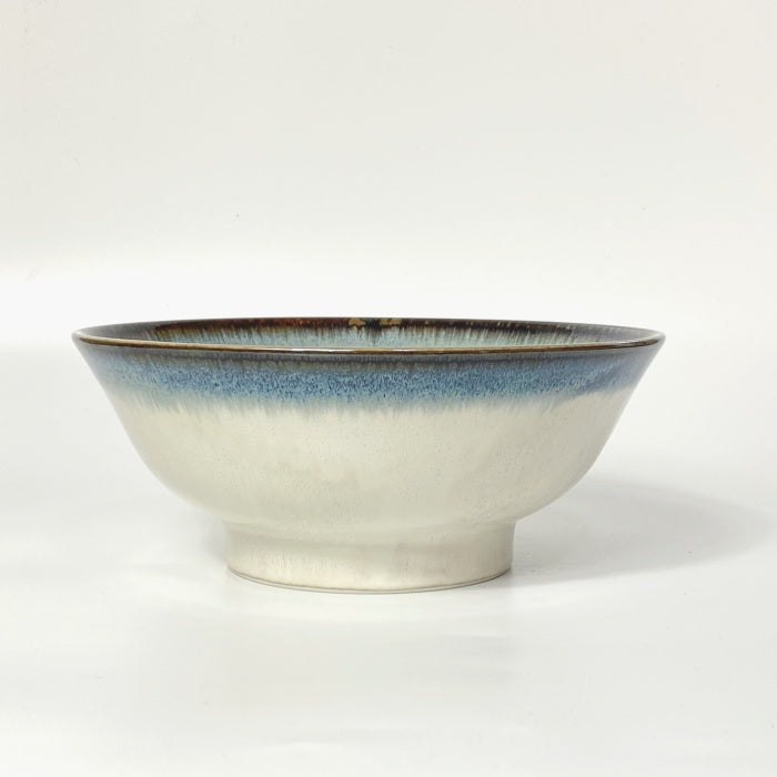 Aurora Rame Bowl 21cm, made in Japan. Mino Ware. Available at Toka Ceramics.