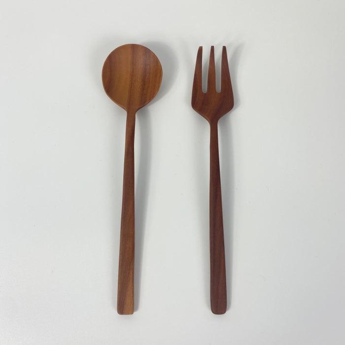 Natural Wooden Fork from Toka Ceramics