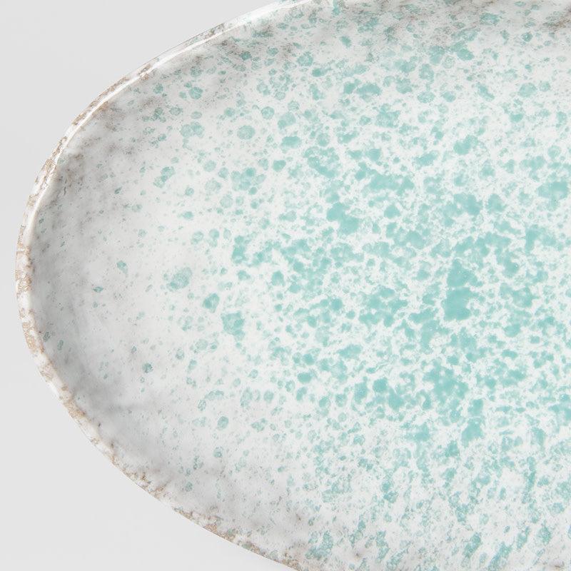 Ocean Glaze Oval Plate 20cm - Toka Ceramics