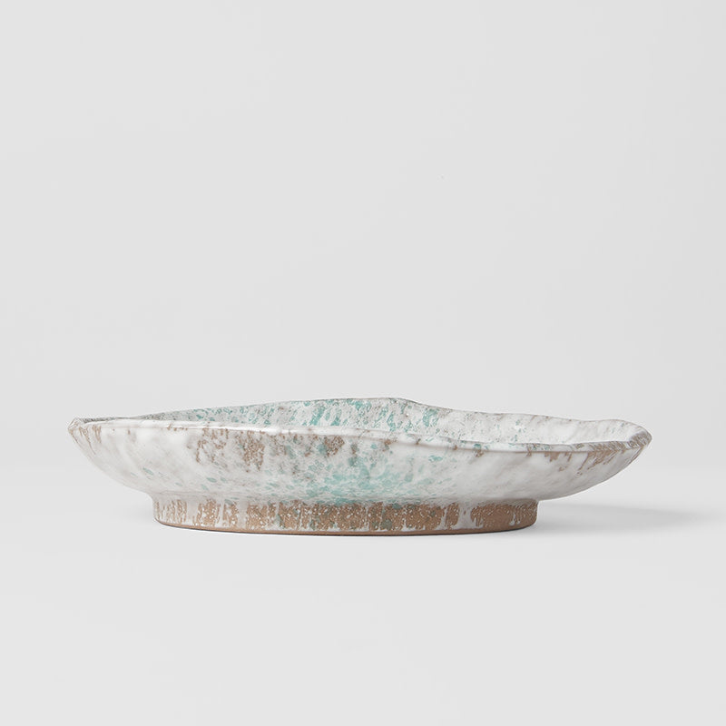Ocean Glaze Oval Plate 20cm - Toka Ceramics