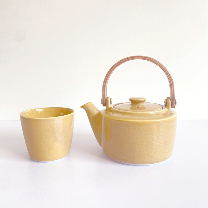 SYO Japanese Tea Pot 420ml - Honey - Toka Ceramics